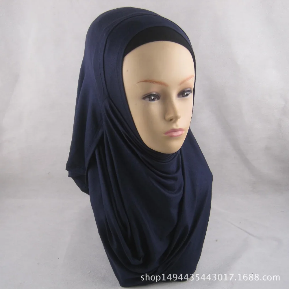 24 Colors New Muslim Hijab Scarf Solid headscarf cotton long scarf with 2 slip on hole
24 Colors New Muslim Hijab Scarf Solid headscarf cotton long scarf with 2 slip on hole