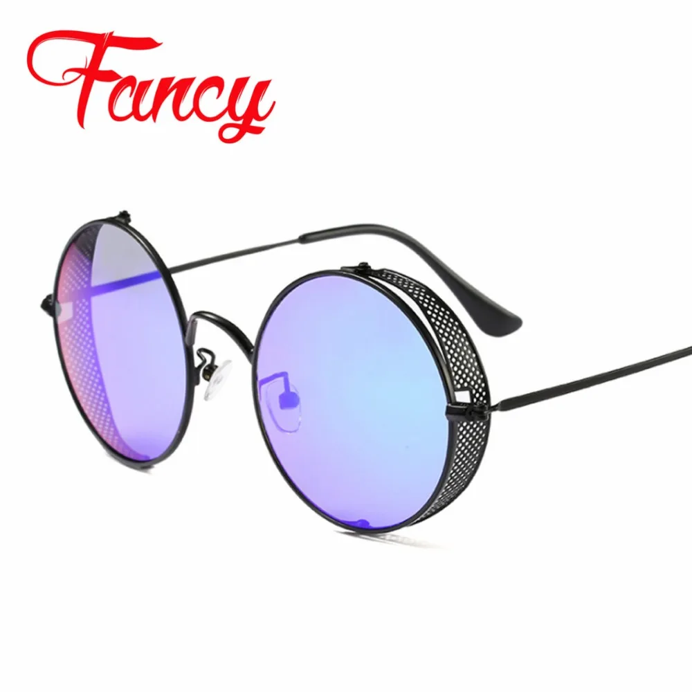 Retro Steampunk Sunglasses Round Designer Steam Punk Metal Shields Sunglasses Men Women UV400 Gafas stainless steel sun glasses
Retro Steampunk Sunglasses Round Designer Steam Punk Metal Shields Sunglasses Men Women UV400 Gafas stainless steel sun glasses