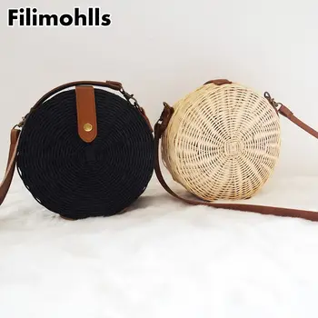 Beach Bali Rattan Handbag Small Circle Lady Vintage Crossbody Handmade Kintted Shoulder Bags Round Straw Bags for Women F-218
Beach Bali Rattan Handbag Small Circle Lady Vintage Crossbody Handmade Kintted Shoulder Bags Round Straw Bags for Women F-218