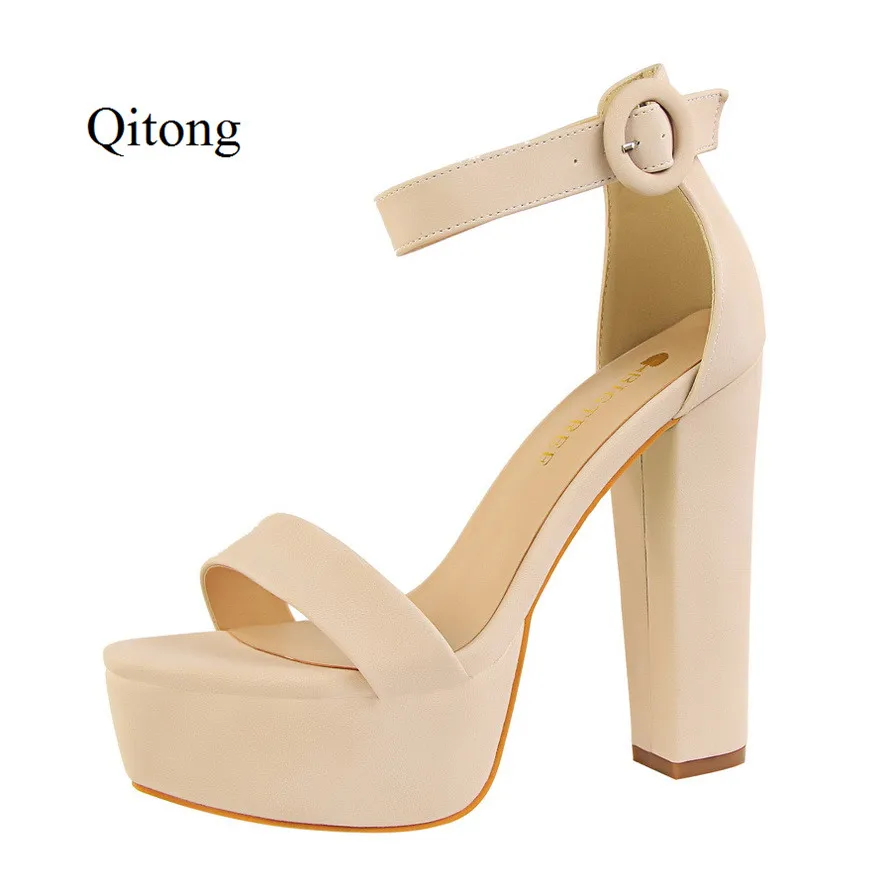 Pretty Women's Shoes Euro Size 34-39 Thin High Heeled Sexy Simple Sandals Rome Style Peep Toe Platform Footwear Nude Red Color 
Pretty Women's Shoes Euro Size 34-39 Thin High Heeled Sexy Simple Sandals Rome Style Peep Toe Platform Footwear Nude Red Color