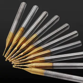 10pcs Tungsten Steel Coated PCB Milling Cutter Circuit Board Line Engraving File Corn Rotary Tool
10pcs Tungsten Steel Coated PCB Milling Cutter Circuit Board Line Engraving File Corn Rotary Tool