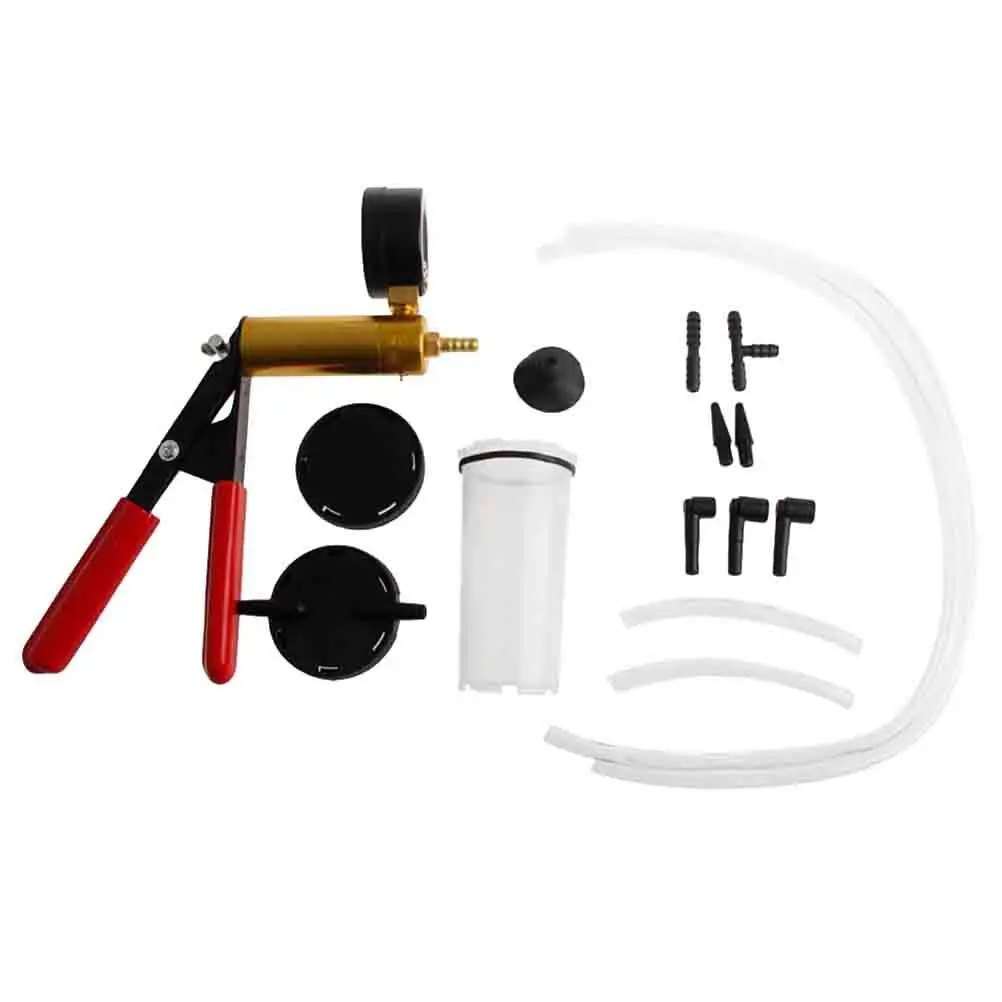 1 Pc Brake Bleeder Kit Handheld Universal Heavy Duty Manual Vacuum Pump Vacuum Pump Brake Bleeding Tester Set Tuner Tool Kit
1 Pc Brake Bleeder Kit Handheld Universal Heavy Duty Manual Vacuum Pump Vacuum Pump Brake Bleeding Tester Set Tuner Tool Kit