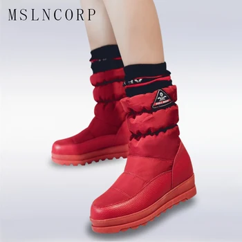 Size 34-43 Fashion Winter Ankle boots Down Wedges High Women Snow Boots plush Thick Fur Warm shoes easy wear girl shoes female
Size 34-43 Fashion Winter Ankle boots Down Wedges High Women Snow Boots plush Thick Fur Warm shoes easy wear girl shoes female