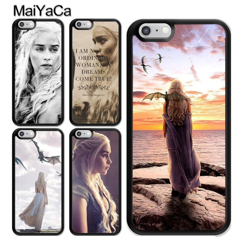 MaiYaCa Game Of Throne Daenerys Targaryen Phone Case Coque for iPhone 7 8 Plus 5 5s SE 6 6s X XR XS MAX TPU Back Cover Funda
MaiYaCa Game Of Throne Daenerys Targaryen Phone Case Coque for iPhone 7 8 Plus 5 5s SE 6 6s X XR XS MAX TPU Back Cover Funda