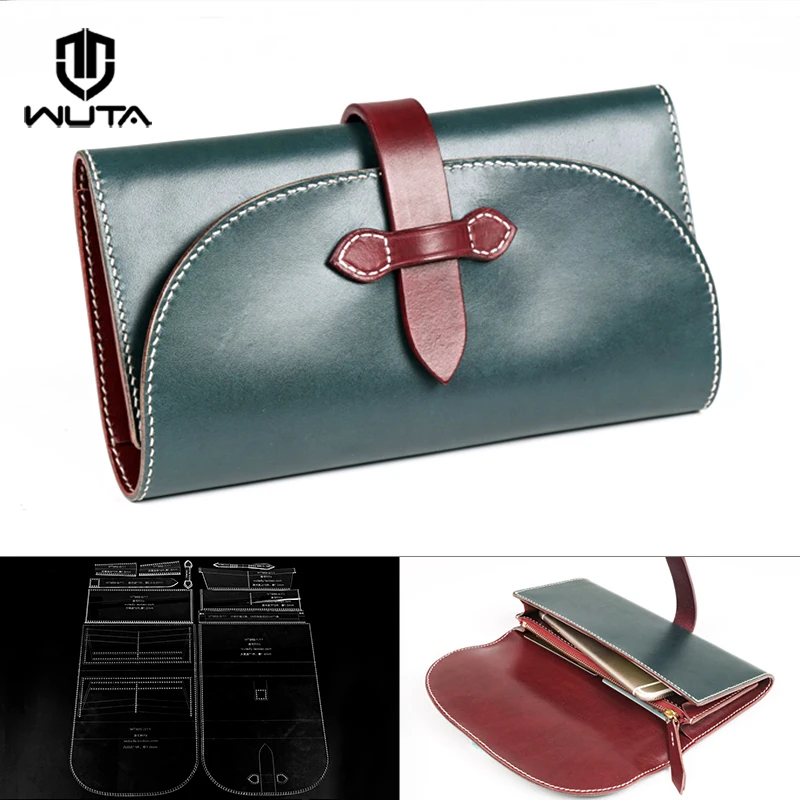 WUTA 969 Original Design DIY Leather Craft Long Wallet Template Clear Acrylic Pattern Cutting Model Handmade Clutch Long Purses
WUTA 969 Original Design DIY Leather Craft Long Wallet Template Clear Acrylic Pattern Cutting Model Handmade Clutch Long Purses