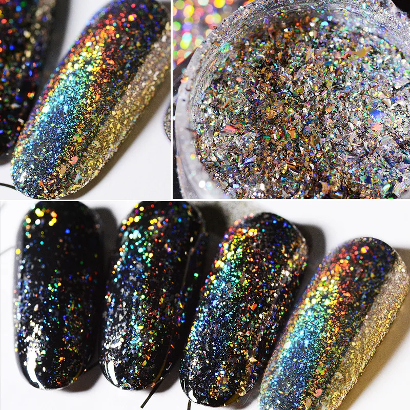 Nails Shinning Chameleon Flakes Glitter for Nails Power Sequins Unicorn Powder Mirror Chrome Nail Glitter Dust
Nails Shinning Chameleon Flakes Glitter for Nails Power Sequins Unicorn Powder Mirror Chrome Nail Glitter Dust