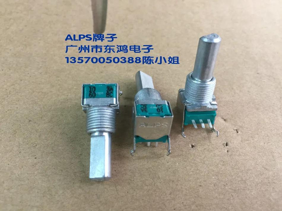5pcs ALPS Alps RK09L1120A69 precision potentiometer, single linked A10K shaft length 20mm
5pcs ALPS Alps RK09L1120A69 precision potentiometer, single linked A10K shaft length 20mm