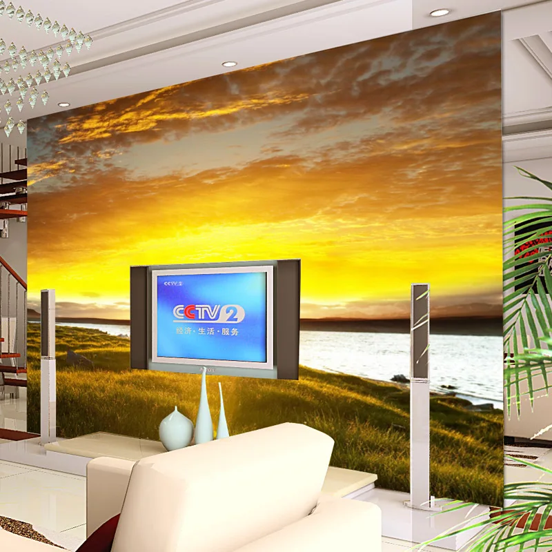 

beibehang papel de parede Mercure large mural wallpaper TV backdrop stereoscopic 3D video seamless non-woven wallpaper