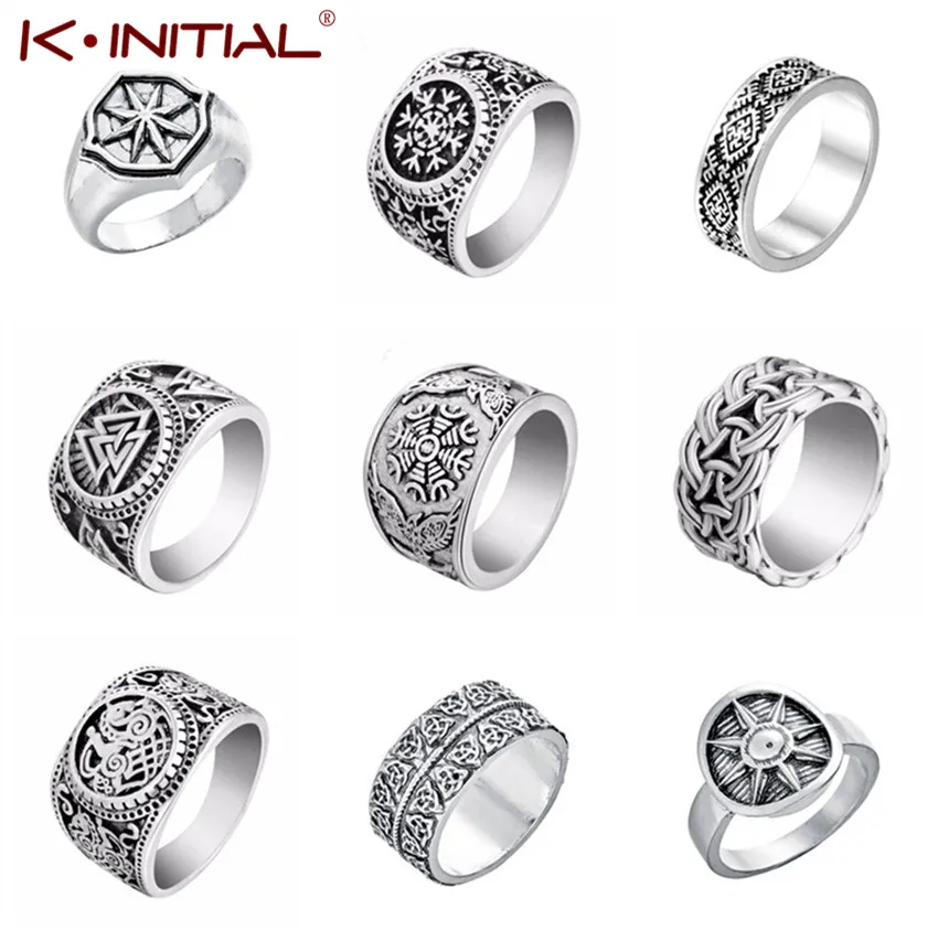Kinitial Vintage Viking Rune Finger Ring Nordic Runes Symbol Round Rings For Women Men Gothic Amulet Jewelry Gift Wholesale
Kinitial Vintage Viking Rune Finger Ring Nordic Runes Symbol Round Rings For Women Men Gothic Amulet Jewelry Gift Wholesale