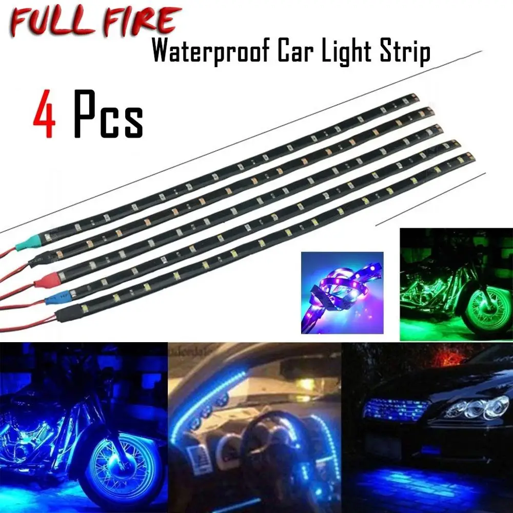 Free Shipping Car Light Auto Motorcycle Flexible Strip Automobile Waterproof Decor Light-emitting Diode Lamp 4Pcs 30cm 12V 15LED
Free Shipping Car Light Auto Motorcycle Flexible Strip Automobile Waterproof Decor Light-emitting Diode Lamp 4Pcs 30cm 12V 15LED