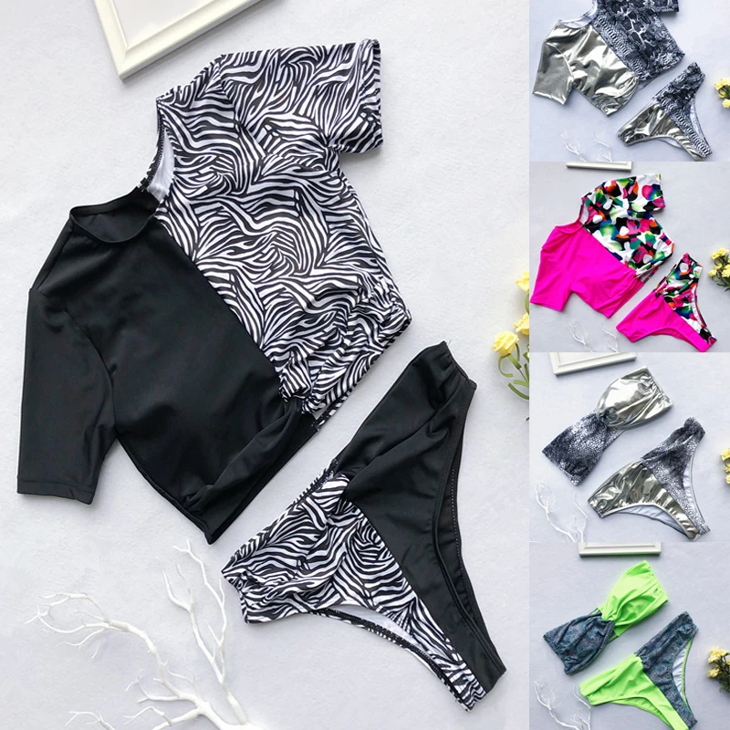 Bikini Fashion 2019 Women Swimwear 2 Piece Snake Print Bikini Waist High Swimsuit Push Up Beachwear Summer Swim Wear For Women
Bikini Fashion 2019 Women Swimwear 2 Piece Snake Print Bikini Waist High Swimsuit Push Up Beachwear Summer Swim Wear For Women