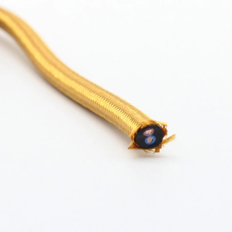 1 Meter Golden 2*0.75mm Copper Wire Braided Electrical Vintage Edison Bulb Cable Antique Decorative Steel Wire Ropes
1 Meter Golden 2*0.75mm Copper Wire Braided Electrical Vintage Edison Bulb Cable Antique Decorative Steel Wire Ropes