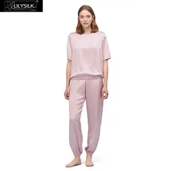 LilySilk Silk Pajamas Set 22 Momme Short Sleeve Luxury Nightwear New Women Free Shipping 
LilySilk Silk Pajamas Set 22 Momme Short Sleeve Luxury Nightwear New Women Free Shipping