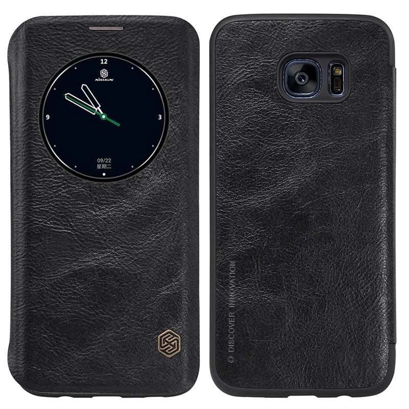 Nillkin Qin Fashion Genuine Leather Phone Case For Samsung S7 Edge Shockproof Flip Cover For S7 Edge G935FD / G935 / G935F
Nillkin Qin Fashion Genuine Leather Phone Case For Samsung S7 Edge Shockproof Flip Cover For S7 Edge G935FD / G935 / G935F