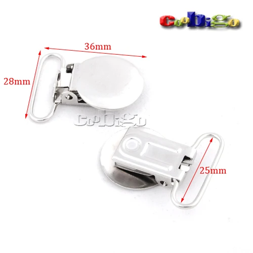 20pcs Pack 1"(25mm) Round Shape Metal Duckbilled Clamp Suspender Clip Adjustable Clip-on Unisex Suspenders #FLQ171-25
20pcs Pack 1"(25mm) Round Shape Metal Duckbilled Clamp Suspender Clip Adjustable Clip-on Unisex Suspenders #FLQ171-25