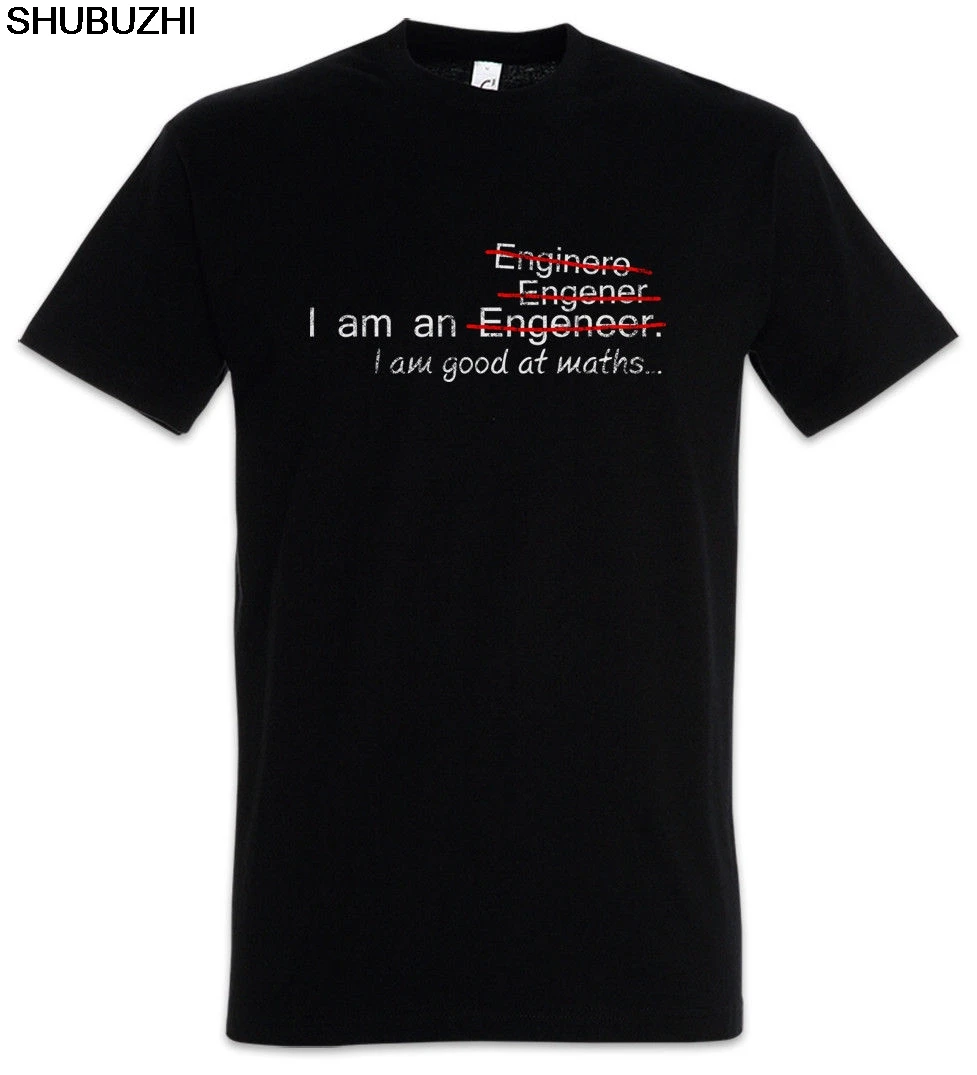 I Am An T-Shirt Engineer Maths Science Scientist Engineering Fun Geek Nerd Brand Cotton Men Basic Tops Fitness T-Shirt
I Am An T-Shirt Engineer Maths Science Scientist Engineering Fun Geek Nerd Brand Cotton Men Basic Tops Fitness T-Shirt