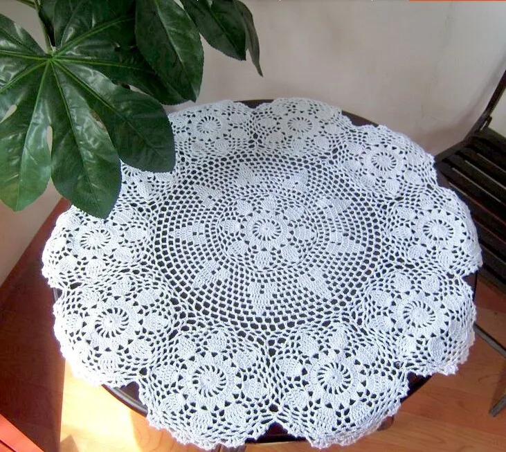 Christmas essential Handmade Crochet Flower Round Coffee Tablecloths Cotton Table cloth Doilies Cover cloth Home Textiles
Christmas essential Handmade Crochet Flower Round Coffee Tablecloths Cotton Table cloth Doilies Cover cloth Home Textiles