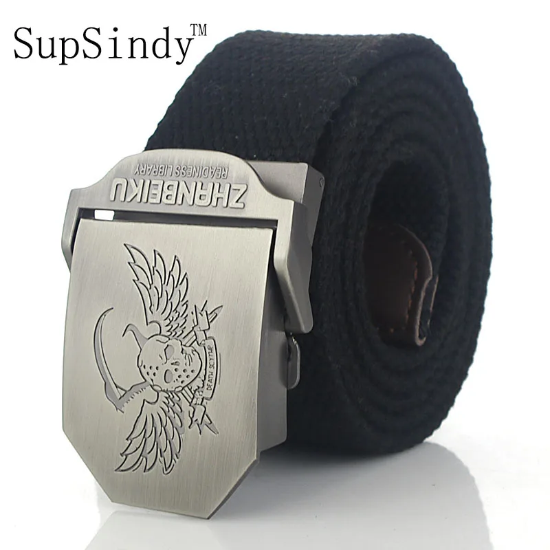 SupSindy men's canvas belt Grim reaper metal buckle military belt Army tactical belts for Male top quality men strap Army green
SupSindy men's canvas belt Grim reaper metal buckle military belt Army tactical belts for Male top quality men strap Army green