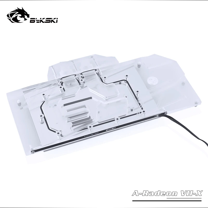 Bykski Water Block use for AMD Radeon VII / Sapphire RADEON 7 / Reference Edition /Full Cover Copper Radiator / RGB Light aura
Bykski Water Block use for AMD Radeon VII / Sapphire RADEON 7 / Reference Edition /Full Cover Copper Radiator / RGB Light aura