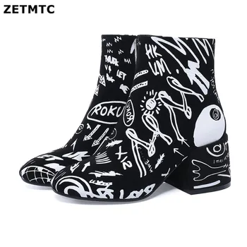 ZETMTC2019 winter new wild thick ankle boots fashion simple round head shallow mouth comfortable high heel boots
ZETMTC2019 winter new wild thick ankle boots fashion simple round head shallow mouth comfortable high heel boots