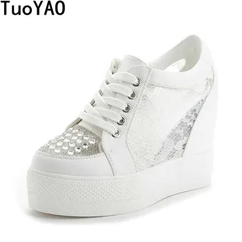 2019 Summer Women Sneakers Mesh Casual Platform Trainers White Shoes 11cm Heels Wedges Breathable Woman Height Increasing Shoes
2019 Summer Women Sneakers Mesh Casual Platform Trainers White Shoes 11cm Heels Wedges Breathable Woman Height Increasing Shoes