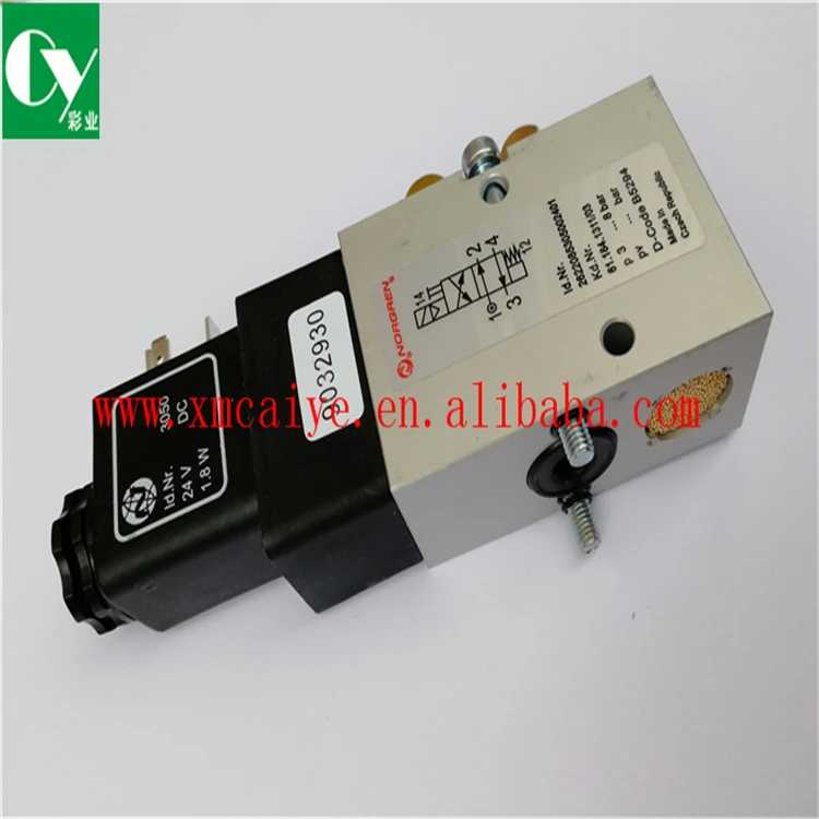 Электромагнитный клапан 4/2-way 61.184.1311 для печатной машины CD102 SM102, 10 шт.
Электромагнитный клапан 4/2-way 61.184.1311 для печатной машины CD102 SM102, 10 шт.