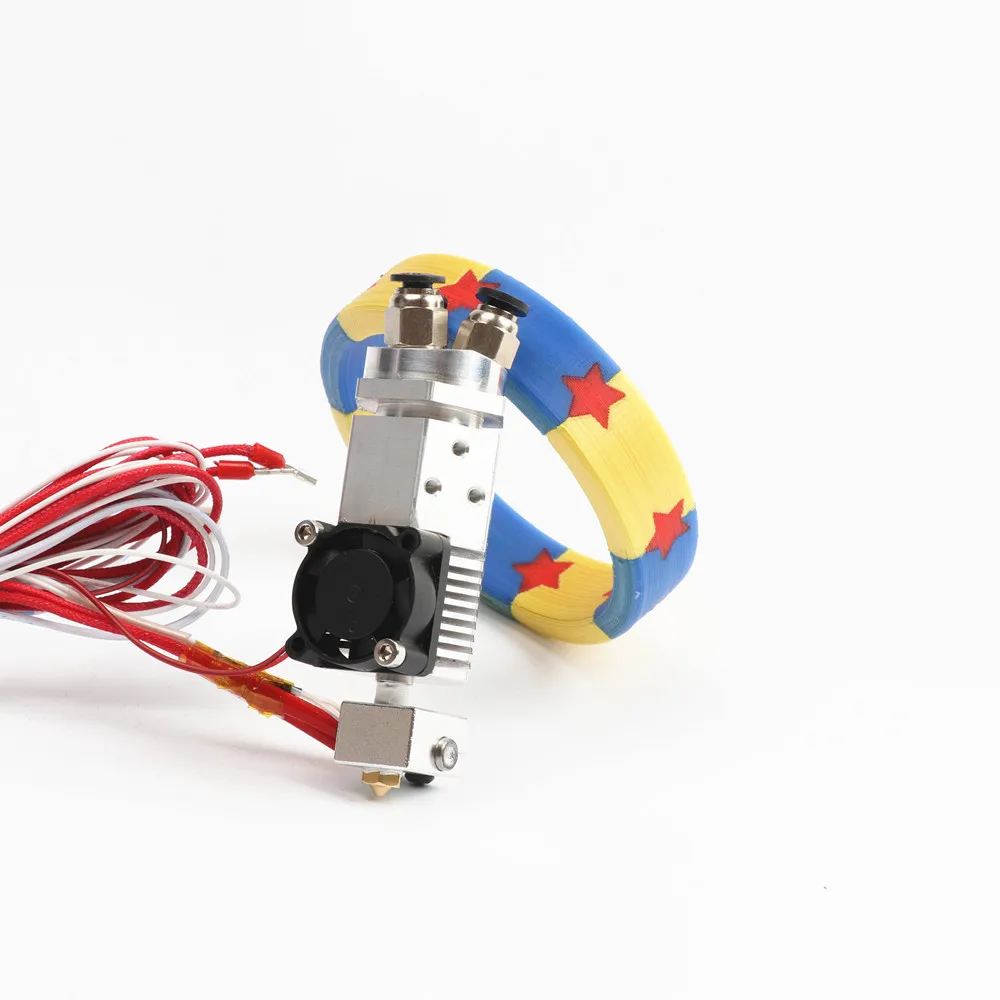HE3D 3d printer accessories 3 in 1 out Multi-color Extruder hot end Kit three colors switching hotend kit for 0.4mm 1.75mm
HE3D 3d printer accessories 3 in 1 out Multi-color Extruder hot end Kit three colors switching hotend kit for 0.4mm 1.75mm
