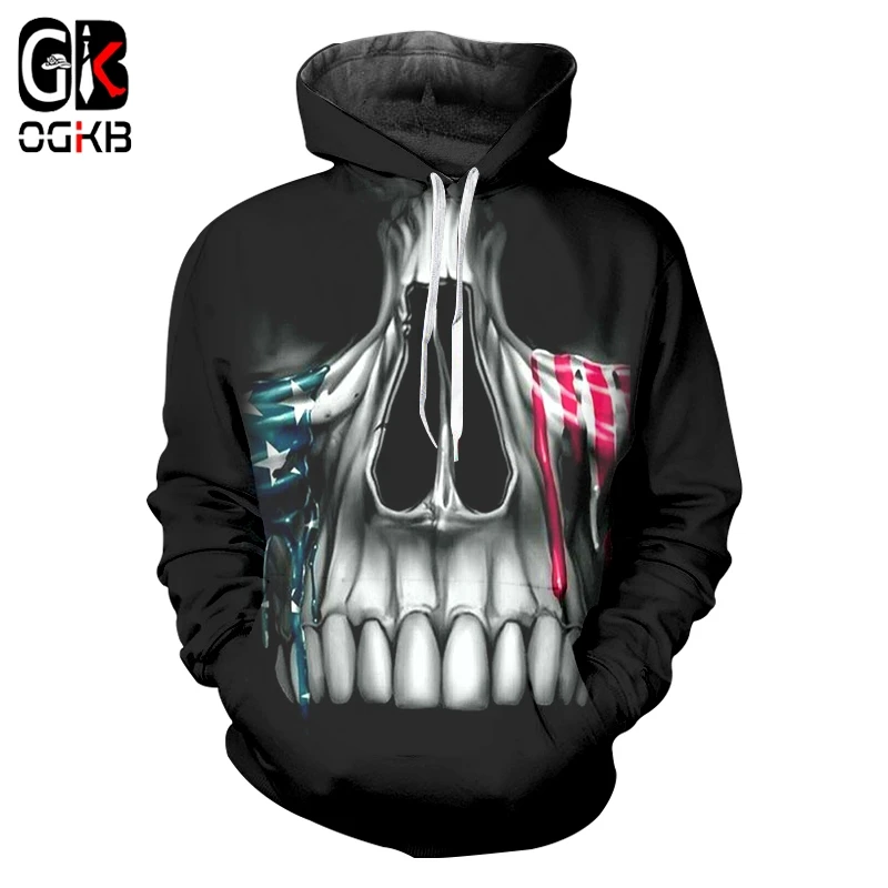 OGKB Men Fashion Loose Hoodies 3D Printed Horrible Skulls Hip Hop Plus Size 6XL Tops Tees For Man Winter Hooded Wholesale
OGKB Men Fashion Loose Hoodies 3D Printed Horrible Skulls Hip Hop Plus Size 6XL Tops Tees For Man Winter Hooded Wholesale