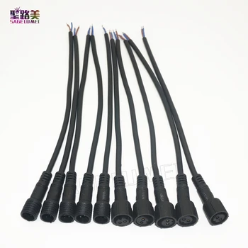 20CM Pigtail 2pin 3pin 4pin 5pin 5/10/20/50 pairs Male to Female IP68 Waterproof led Connector BLACK Cable for LED Strips Light
20CM Pigtail 2pin 3pin 4pin 5pin 5/10/20/50 pairs Male to Female IP68 Waterproof led Connector BLACK Cable for LED Strips Light