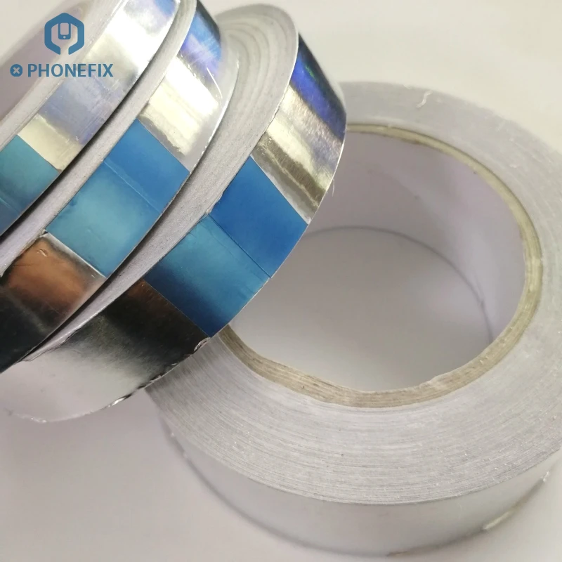 40M Adhesive Aluminum Foil Tape for Radiation-Resistant EMI Shielding Mobile Phone motherboard repair BGA CHIP protection tape
40M Adhesive Aluminum Foil Tape for Radiation-Resistant EMI Shielding Mobile Phone motherboard repair BGA CHIP protection tape