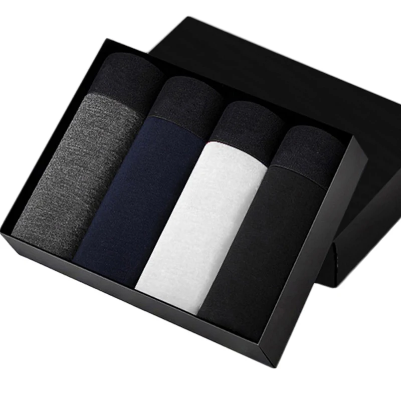 4pcs/lot Male Panties Cotton Men's Underwear Boxers Breathable Man Boxer Solid Underpants Comfortable Brand Shorts Jdren
4pcs/lot Male Panties Cotton Men's Underwear Boxers Breathable Man Boxer Solid Underpants Comfortable Brand Shorts Jdren