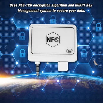 ACS ACR35 NFC MobileMate Smart Contactless Card Reader Portable 3.5mm Audio Jack with Rechargeable Batteries
ACS ACR35 NFC MobileMate Smart Contactless Card Reader Portable 3.5mm Audio Jack with Rechargeable Batteries