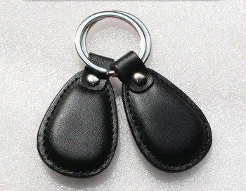 Leather key ring No. 3 ID card / F08 cell access cards elevator card / IC card shaped leather key ring
Leather key ring No. 3 ID card / F08 cell access cards elevator card / IC card shaped leather key ring
