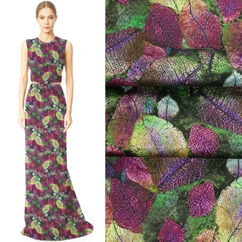 114CM 40MM Colorful Leaves Print Stretch Heavy Silk Fabric for Summer Spring Dress Blouse Skirt Shirt Pants JH085
114CM 40MM Colorful Leaves Print Stretch Heavy Silk Fabric for Summer Spring Dress Blouse Skirt Shirt Pants JH085