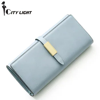 CITY LIGHT New Arrival Fashion Women Wallet Large Capacity Wallet Women Long Style Simple Buckle Belt Multi-functional Purse
CITY LIGHT New Arrival Fashion Women Wallet Large Capacity Wallet Women Long Style Simple Buckle Belt Multi-functional Purse