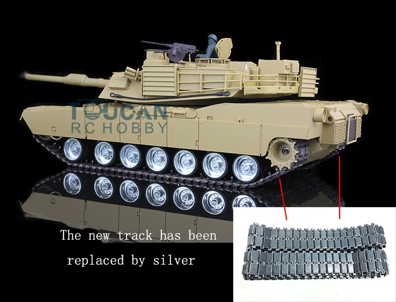 HengLong 1/16 Scale M1A2 Abrams RTR RC Tank Metal Tracks Wheels 360 Degrees Rotation Turret 3918 TH00148
HengLong 1/16 Scale M1A2 Abrams RTR RC Tank Metal Tracks Wheels 360 Degrees Rotation Turret 3918 TH00148