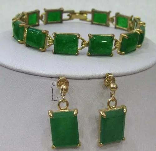 Jewelry free shipping Fashion Jewelry Natural Green jewerly bracelet earrings set jade crystal Jewelry
Jewelry free shipping Fashion Jewelry Natural Green jewerly bracelet earrings set jade crystal Jewelry