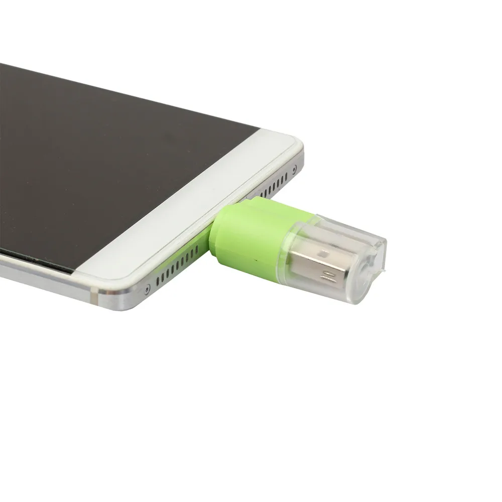 Green OTG design Micro USB to USB 2.0 high quality Micro SD TF Card Reader Adapter For Android Phone
Green OTG design Micro USB to USB 2.0 high quality Micro SD TF Card Reader Adapter For Android Phone