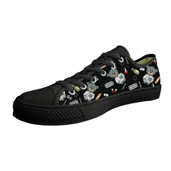 Customized Nurse Shoes for Student Men's Lace Up Low Top Canvas Shoes Cartoon Nurse Bear Doctor Print Man Sneakers Spring Flats
Customized Nurse Shoes for Student Men's Lace Up Low Top Canvas Shoes Cartoon Nurse Bear Doctor Print Man Sneakers Spring Flats