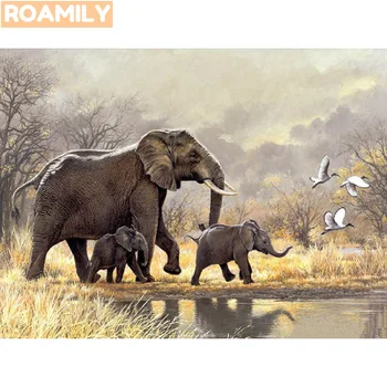 ROAMILY,5d Diamond Painting Elephant,"the family of Elephants",DIY Diamond Embroidery,Rhinestones Mosaic Picture,Cross Stitch
ROAMILY,5d Diamond Painting Elephant,"the family of Elephants",DIY Diamond Embroidery,Rhinestones Mosaic Picture,Cross Stitch