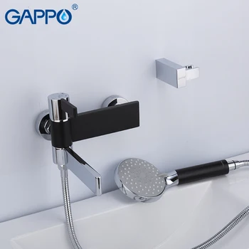 GAPPO Sanitary Ware Suite do anheiro taps black and chrome wall mounted shower faucet brass bathroom rainfall shower head sets
GAPPO Sanitary Ware Suite do anheiro taps black and chrome wall mounted shower faucet brass bathroom rainfall shower head sets