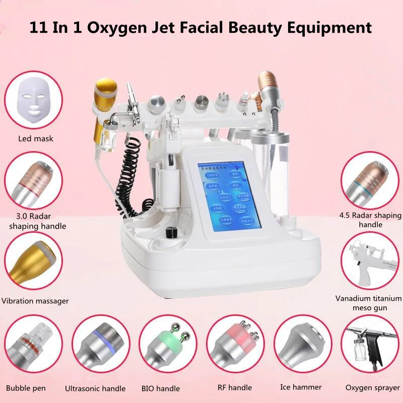 11 In 1 Vacuum Face Pore Cleanser Massage Hydra Dermabrasion Aqua Peeling Water Oxygen Jet Skin Lifting Facial Beauty Machine
11 In 1 Vacuum Face Pore Cleanser Massage Hydra Dermabrasion Aqua Peeling Water Oxygen Jet Skin Lifting Facial Beauty Machine