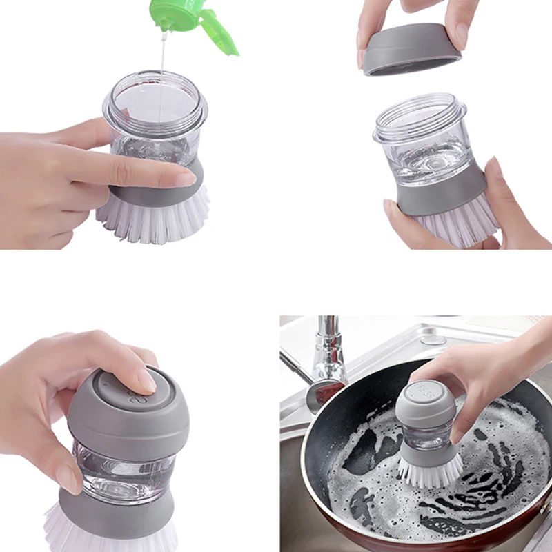 Brosse de nettoyage avec distributeur de détergent