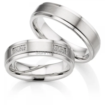 luxury Europe style classic design Silver Color Handmade Titanium Wedding bands Engagement rings couple Rings pair
luxury Europe style classic design Silver Color Handmade Titanium Wedding bands Engagement rings couple Rings pair