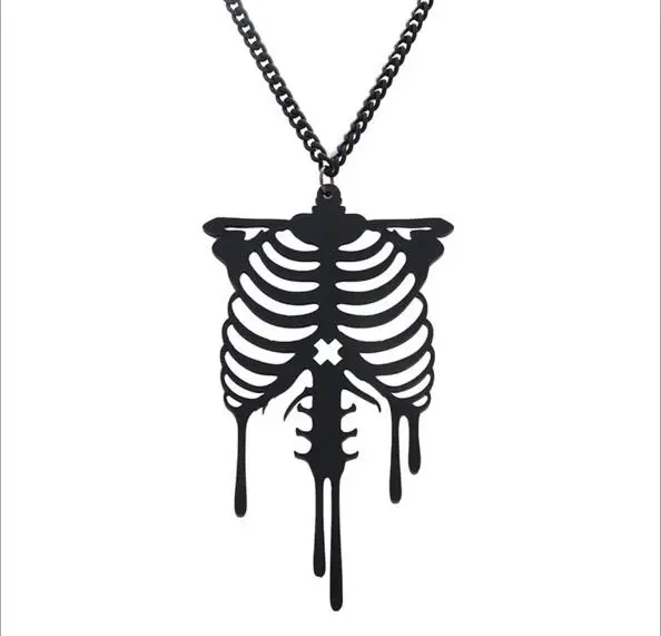 2017 new fashion punk rock acrylic terrorist The human body skeleton bone pendant necklace for men women jewelry skull necklace
2017 new fashion punk rock acrylic terrorist The human body skeleton bone pendant necklace for men women jewelry skull necklace