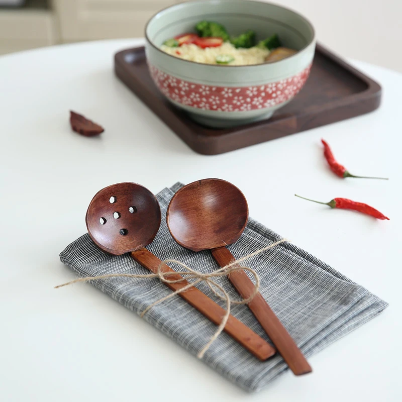 Wood Soup Ladle Serve Set Long Handle Table Spoon Hot Pot Ramen Slotted Spoon Colander Kitchen Restaurant Gadgets Tableware
Wood Soup Ladle Serve Set Long Handle Table Spoon Hot Pot Ramen Slotted Spoon Colander Kitchen Restaurant Gadgets Tableware