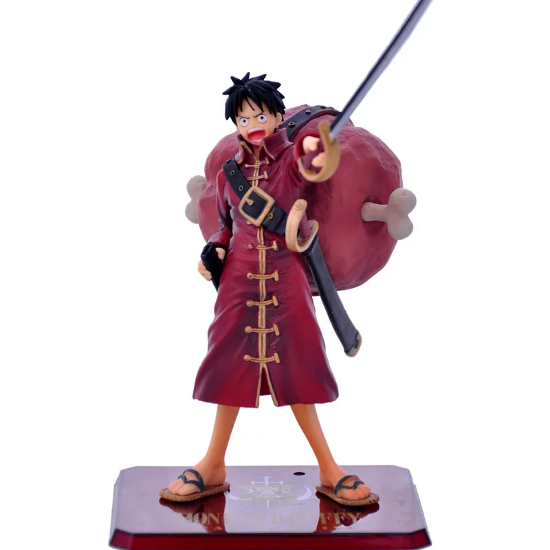 Free Shipping new style 13cm Genuine Original edition BANDAI Tamashii One Piece Red Luffy action figures