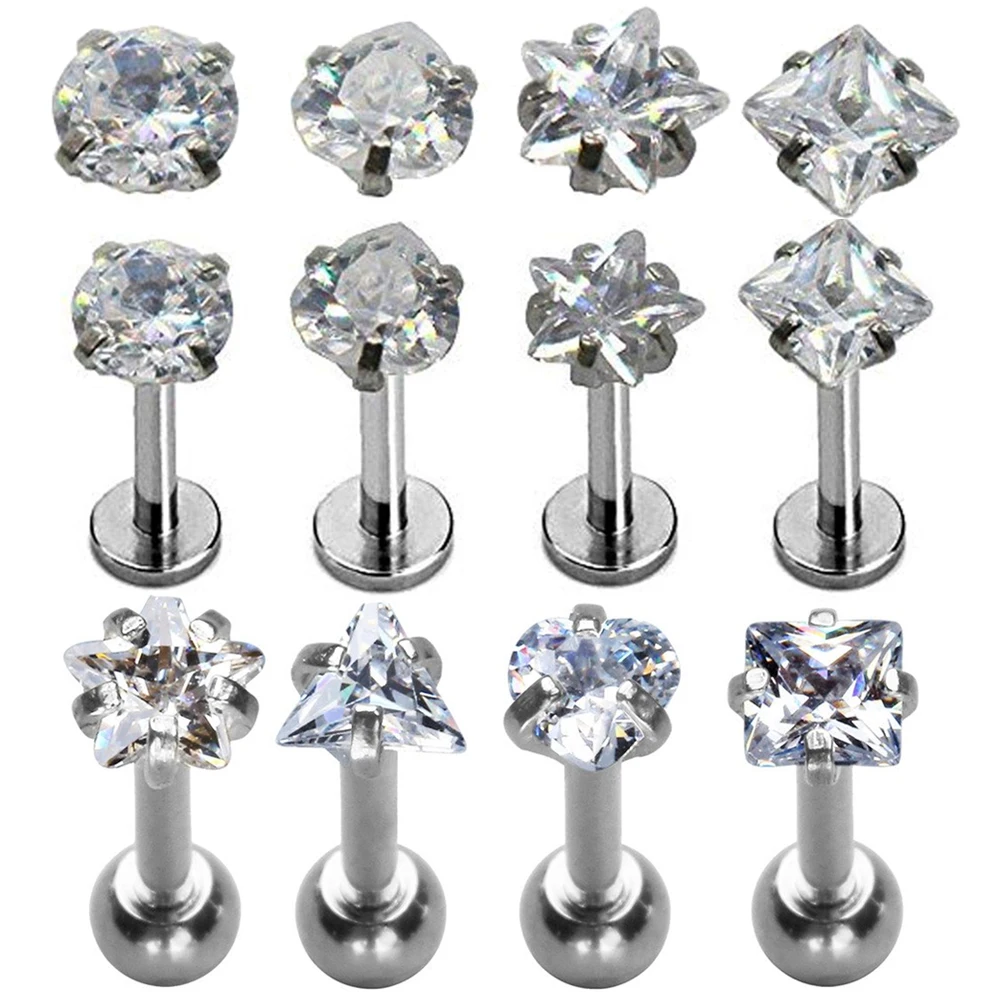 1PC Steel Crystal Labret Monore Rings Lip Piercings Heart Star Orelha Cartilage Ear Helix Stud Tragus Barbell Piercings Jewelry
1PC Steel Crystal Labret Monore Rings Lip Piercings Heart Star Orelha Cartilage Ear Helix Stud Tragus Barbell Piercings Jewelry