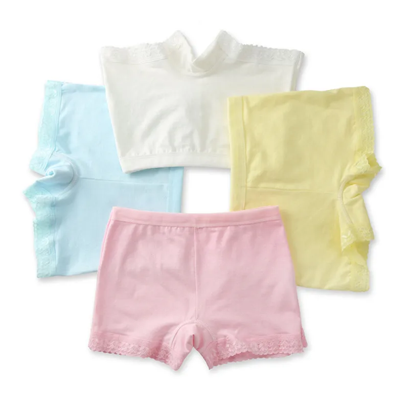 4pcs/Lot Summer Girl Safety Pants Underwear Lace Soft Cotton Plain Color Design Lingerie Comfortable Panties Briefs Girl Shorts
4pcs/Lot Summer Girl Safety Pants Underwear Lace Soft Cotton Plain Color Design Lingerie Comfortable Panties Briefs Girl Shorts