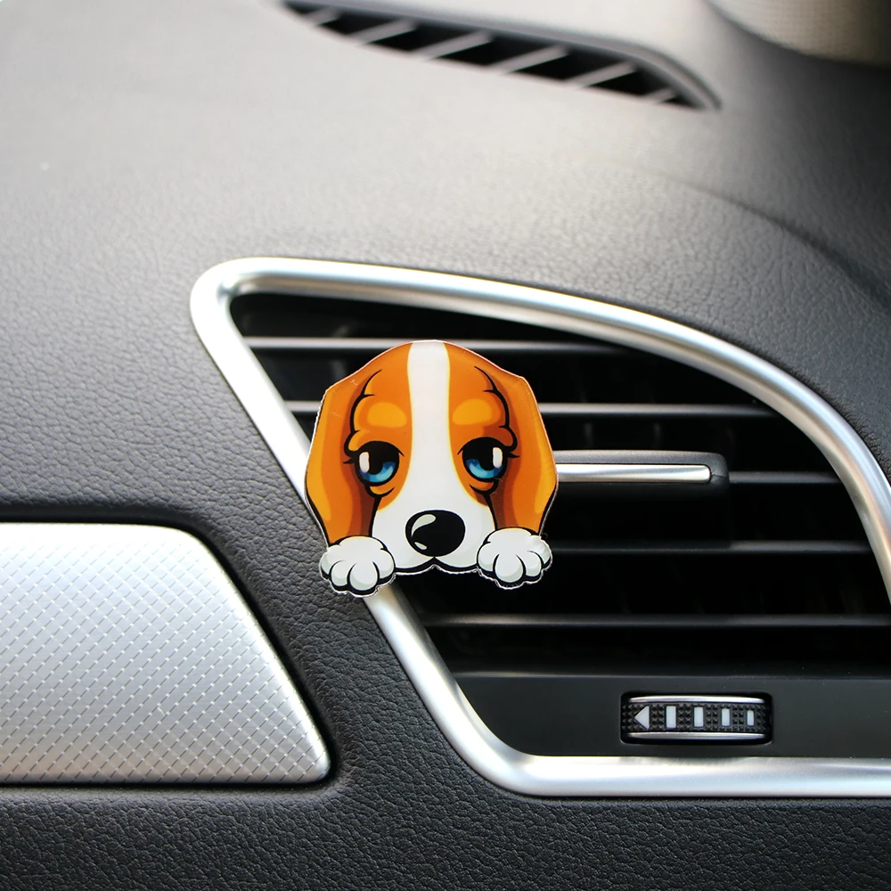 Car Perfume Cute Dog Puppy Styling Perfume Car Air Freshener Purifier Air Conditioner Outlet Clip Car-styling Ornament
Car Perfume Cute Dog Puppy Styling Perfume Car Air Freshener Purifier Air Conditioner Outlet Clip Car-styling Ornament